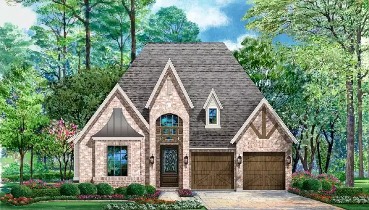 image of traditional house plan 7133